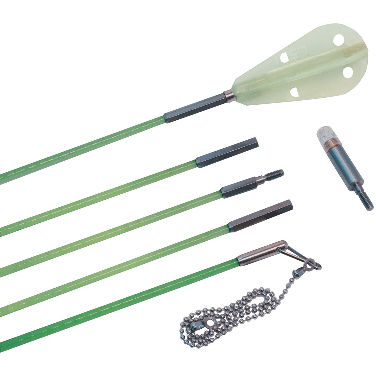 Labor Saving Devices Creep-Zit FiberFuse 30-Ft. Wire-Running Rod Kit - 2
