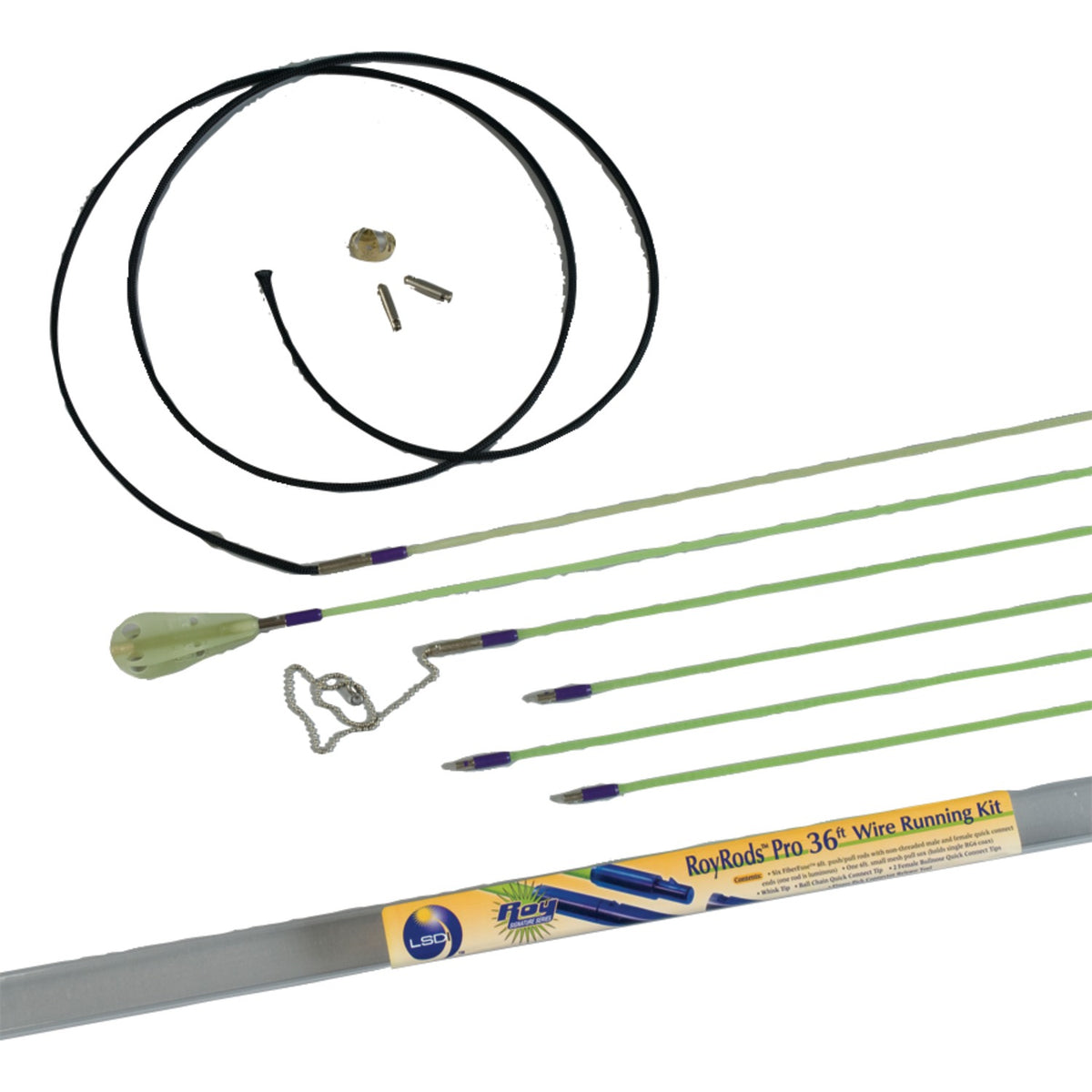 Labor Saving Devices 36-Ft. RoyRods Pro FiberFuse Quick-Connect