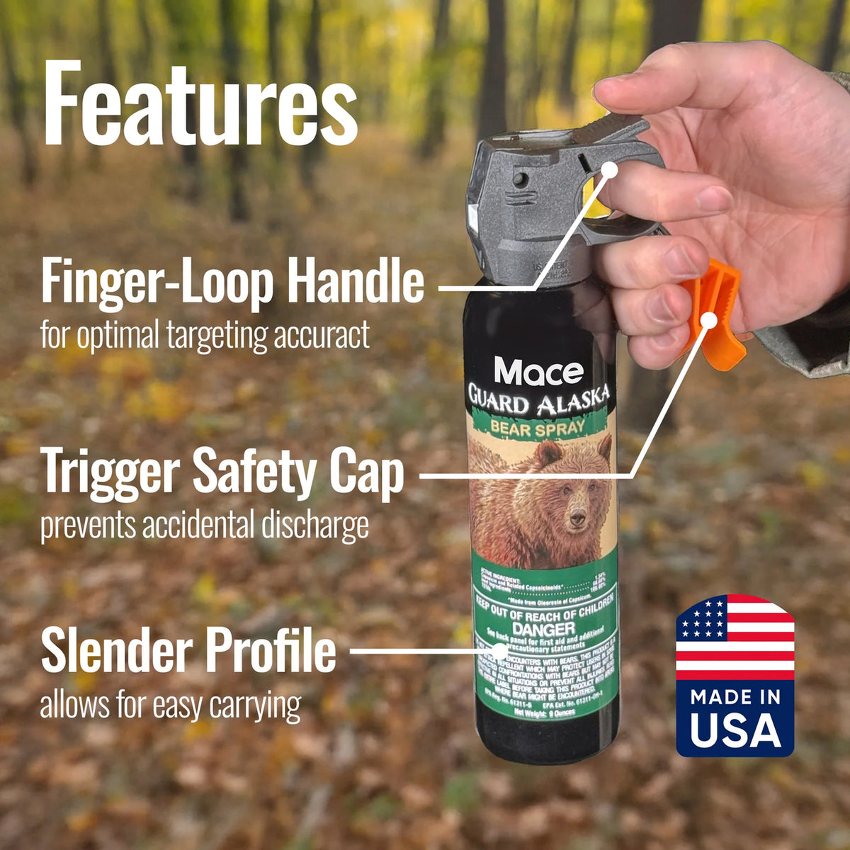 Mace Brand 00 Guard Alaska Bear Deterrent and Self-Defense Spray - 5
