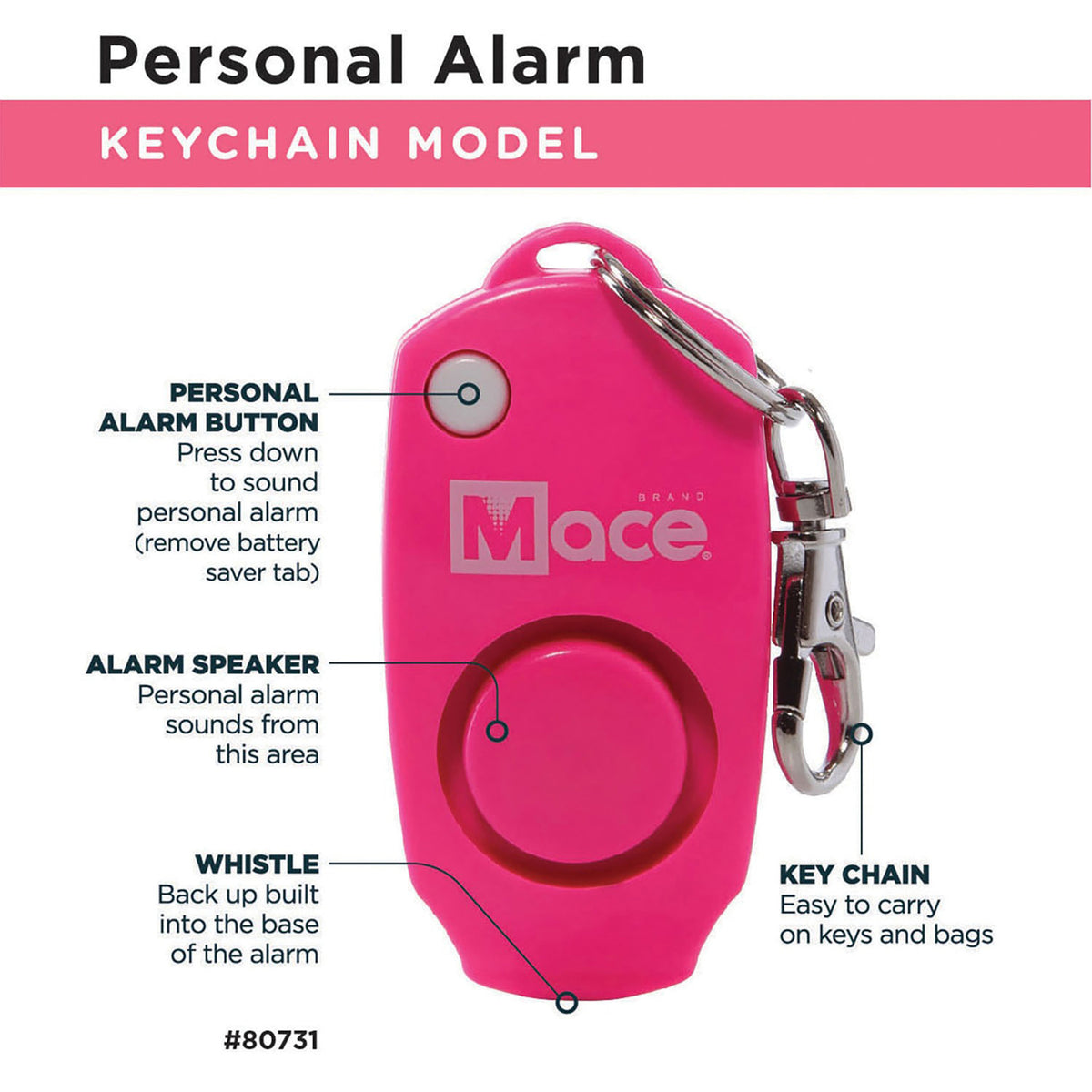 Mace Brand Personal Safety Alarm - 3