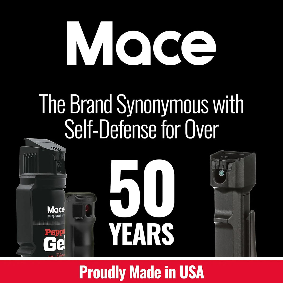 Mace Brand 3-in-1 Flip-Top Police Model Pepper Spray - 10
