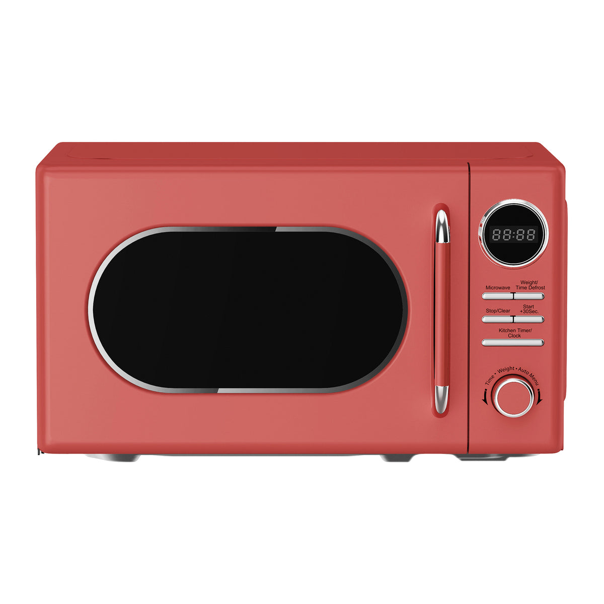 Magic Chef 0.7-Cu. Ft. 700-Watt Retro Countertop Microwave (Red) - 3