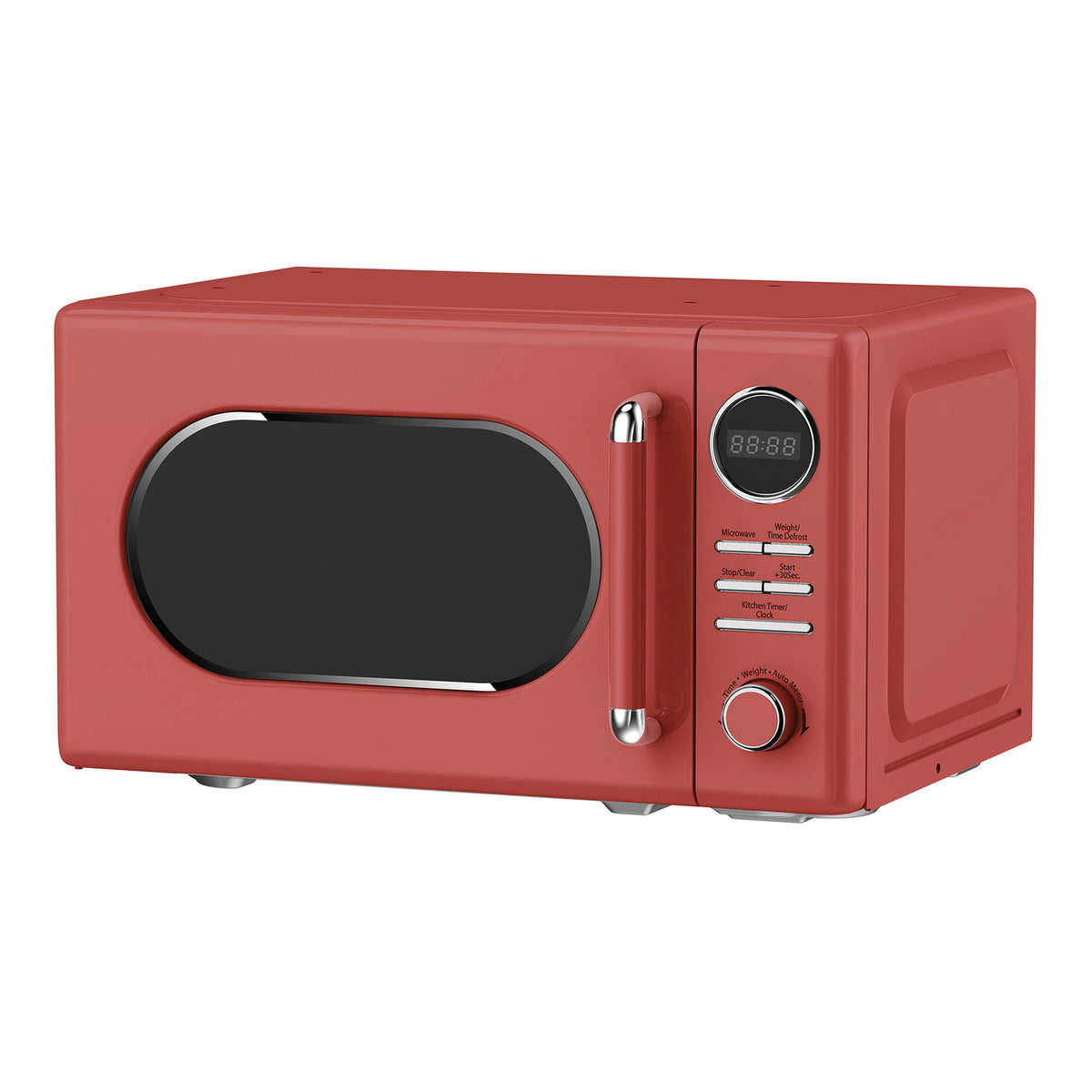 Magic Chef 0.7-Cu. Ft. 700-Watt Retro Countertop Microwave (Red) - 2