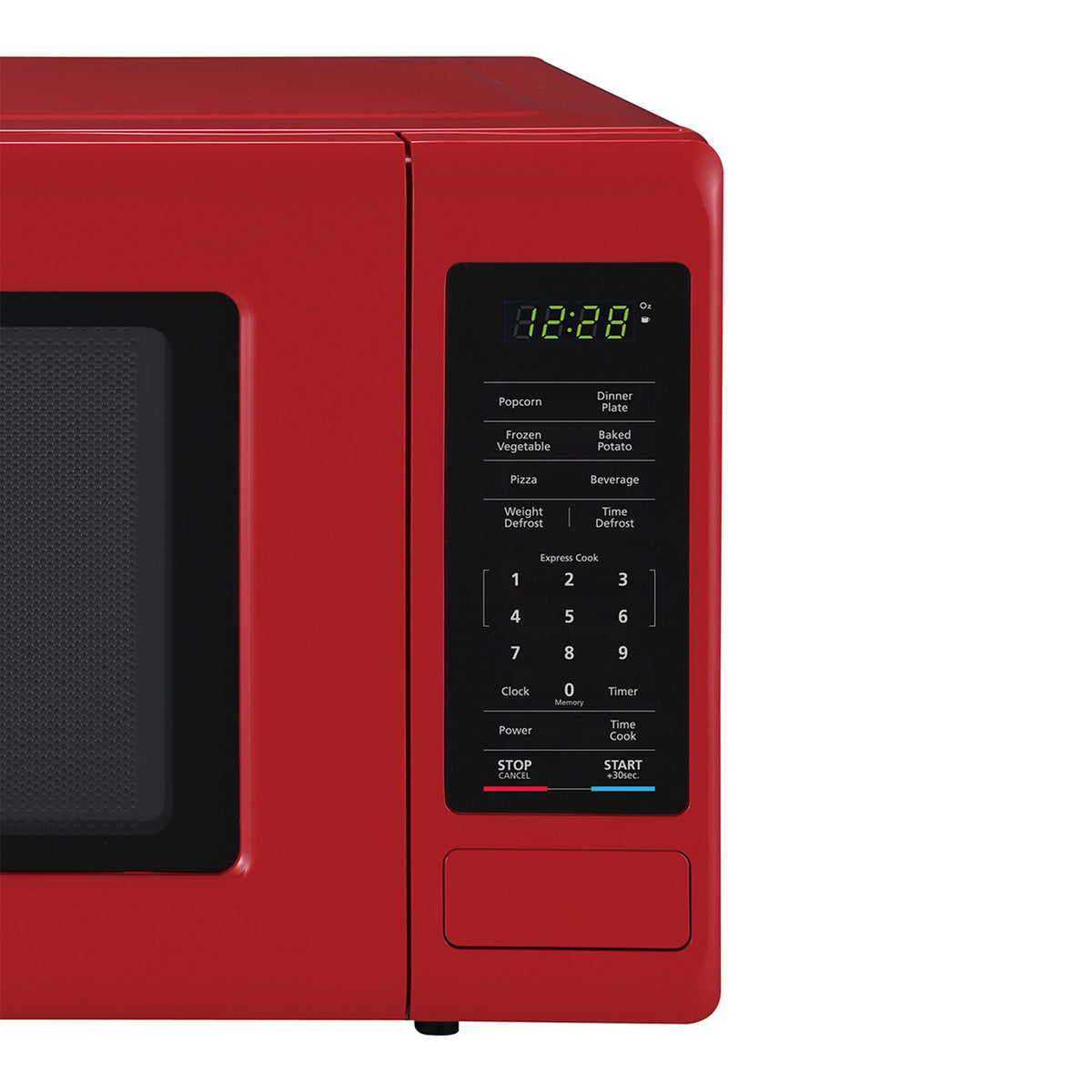 Magic Chef 0.9-Cu. Ft. 900-Watt Countertop Digital Touch Microwave (Red) - 3
