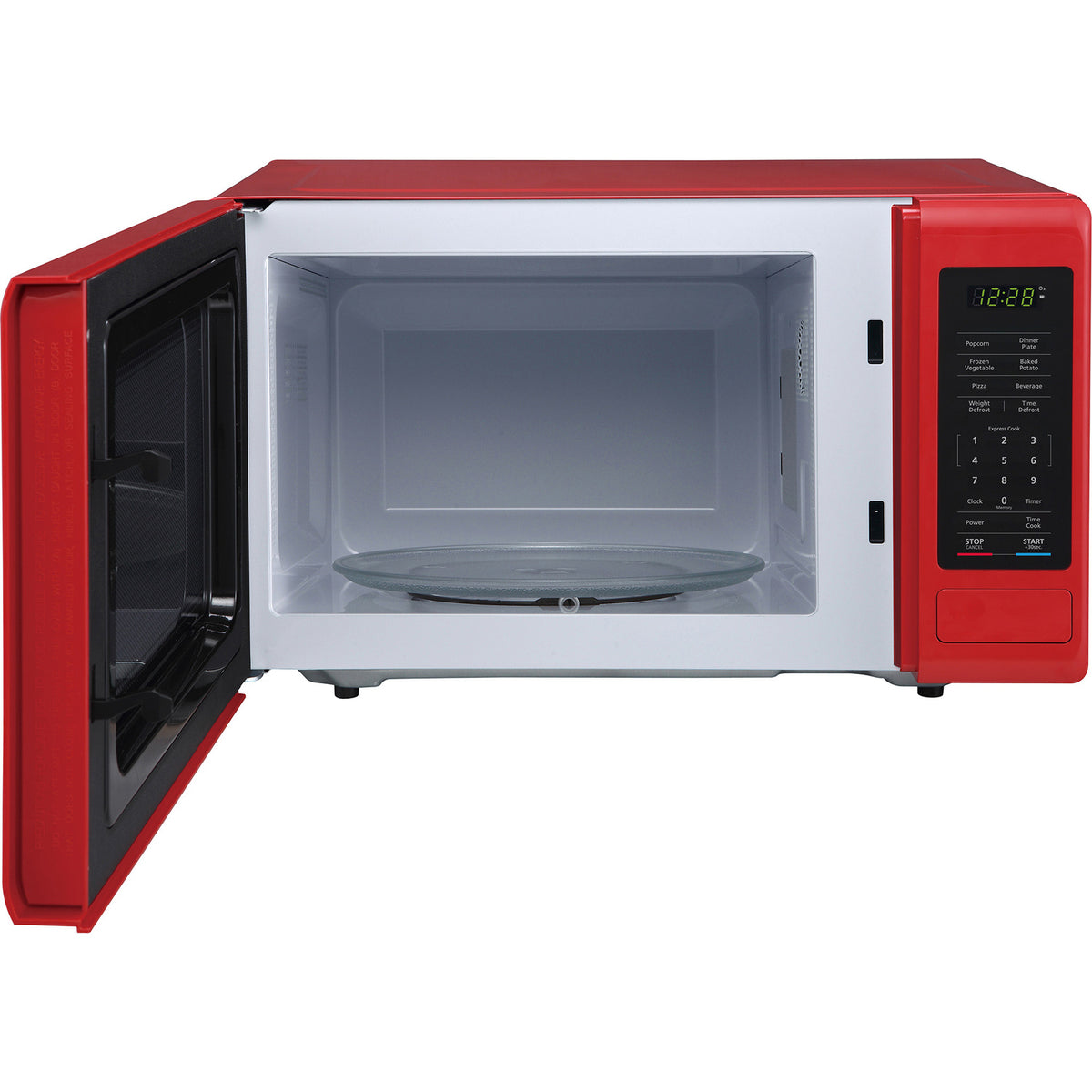 Magic Chef 0.9-Cu. Ft. 900-Watt Countertop Digital Touch Microwave (Red) - 4