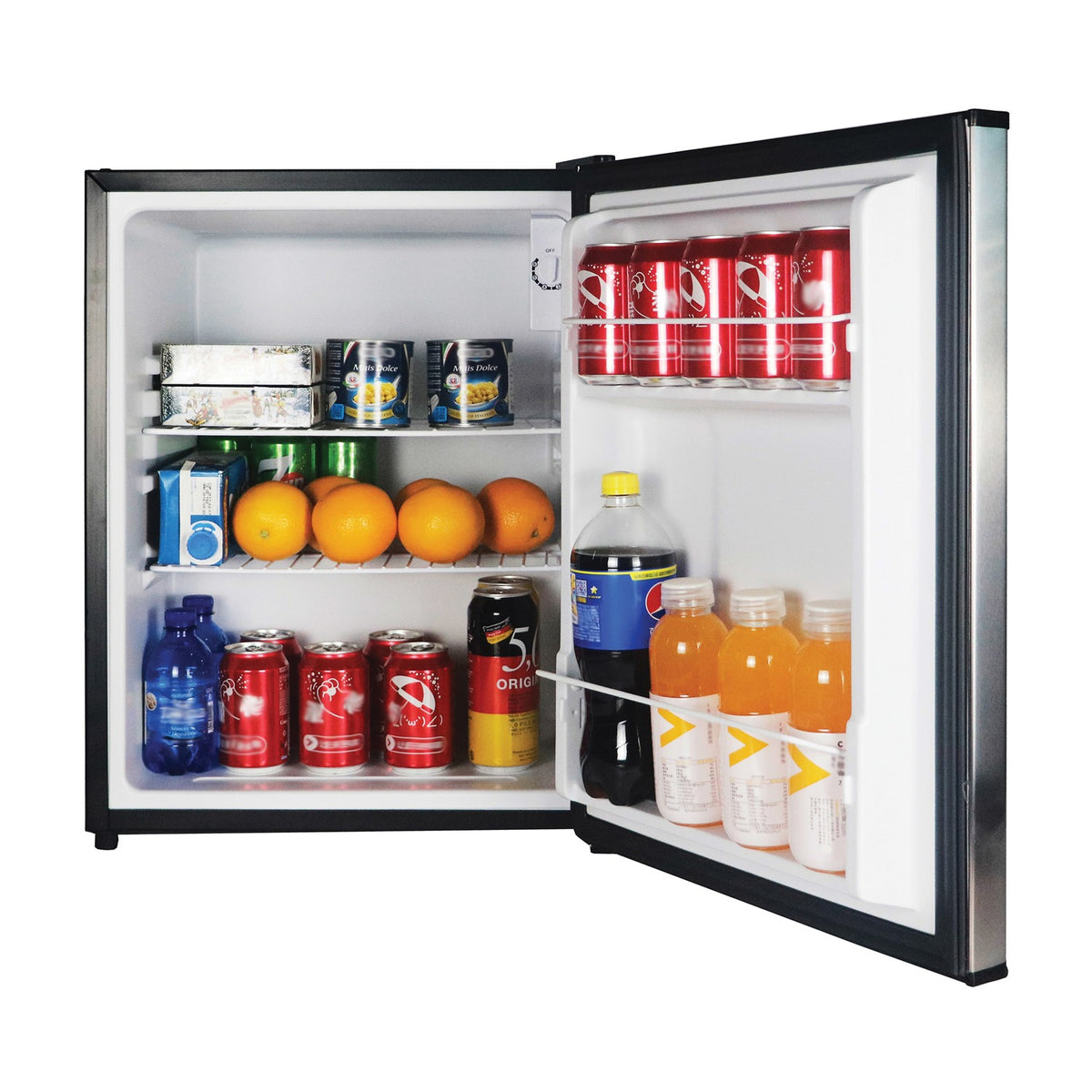 Magic Chef 2.4 Cubic-Ft Stainless Steel Refrigerator - 8