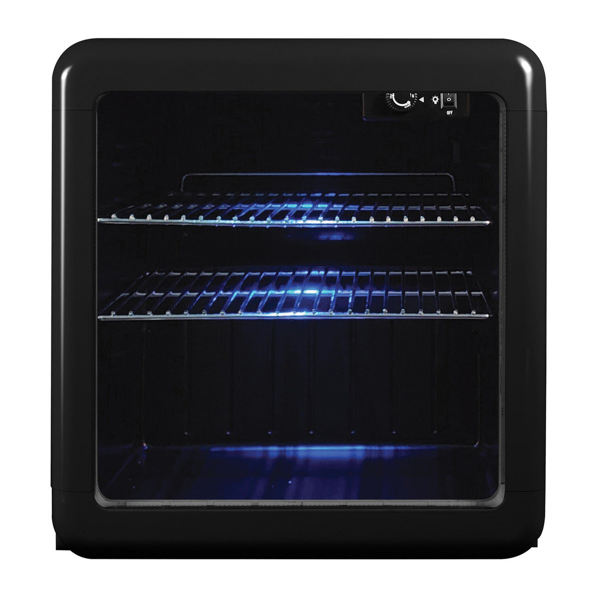 Magic Chef 1.7-Cu. Ft. Retro Beverage Cooler (Black) - 5