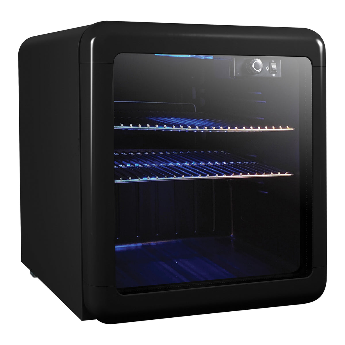 Magic Chef 1.7-Cu. Ft. Retro Beverage Cooler (Black) - 4