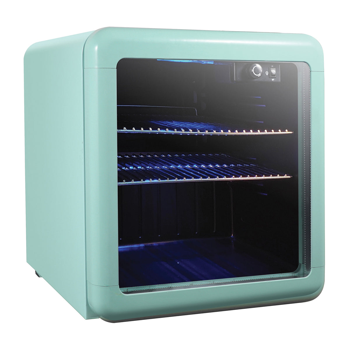 Magic Chef 1.7-Cu. Ft. Retro Beverage Cooler (Green) - 5