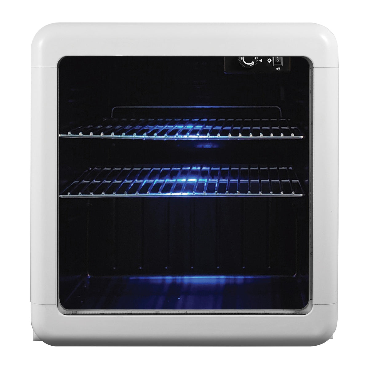 Magic Chef 1.7-Cu. Ft. Retro Beverage Cooler (White) - 2