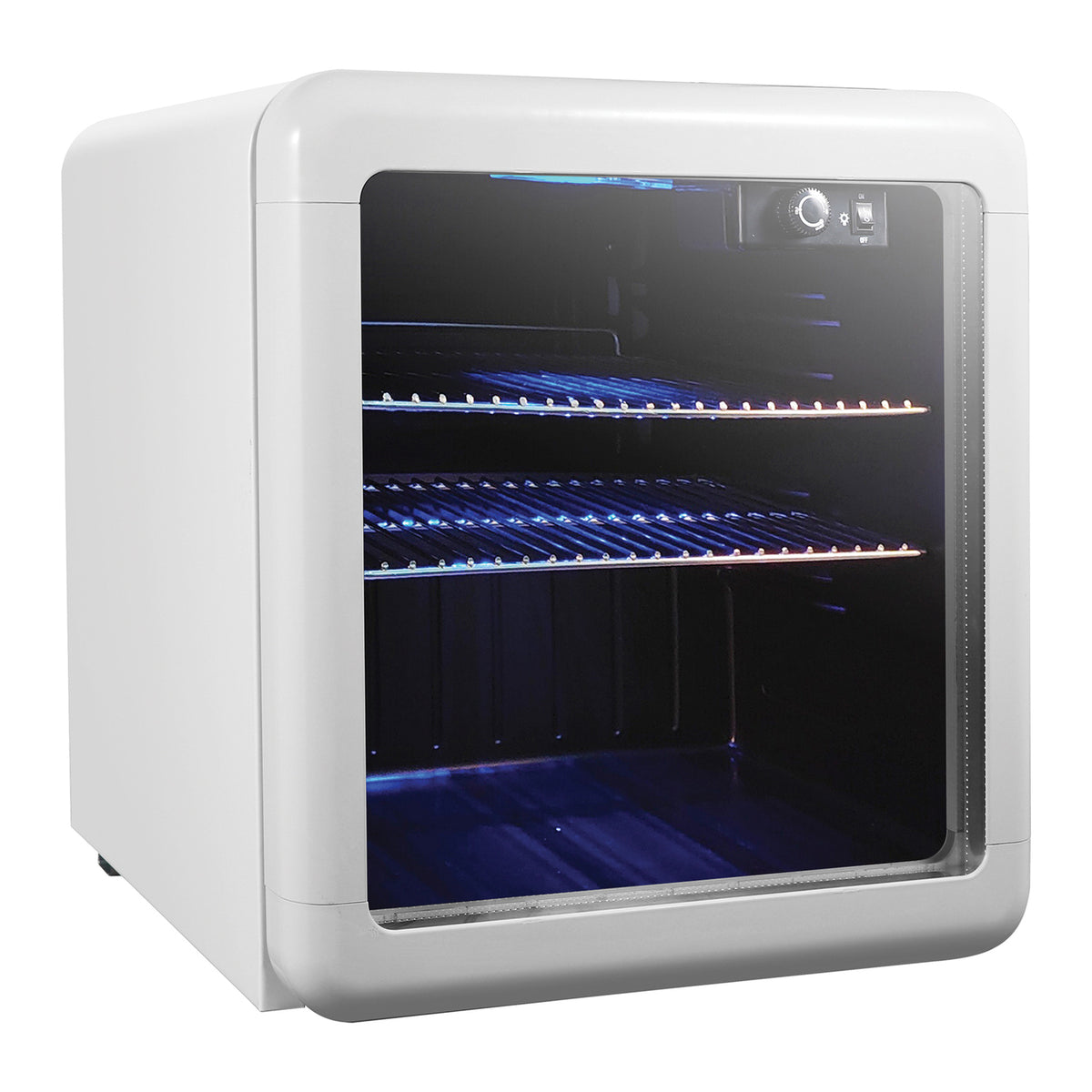 Magic Chef 1.7-Cu. Ft. Retro Beverage Cooler (White) - 5