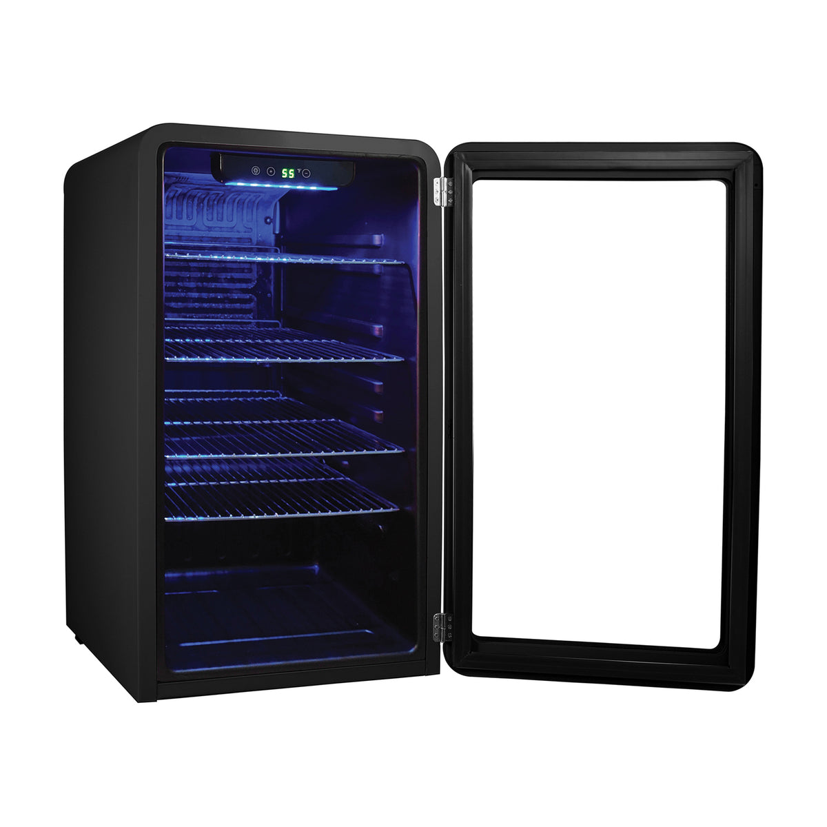 Magic Chef 3.4-Cu. Ft. Retro Beverage Cooler (Black) - 6