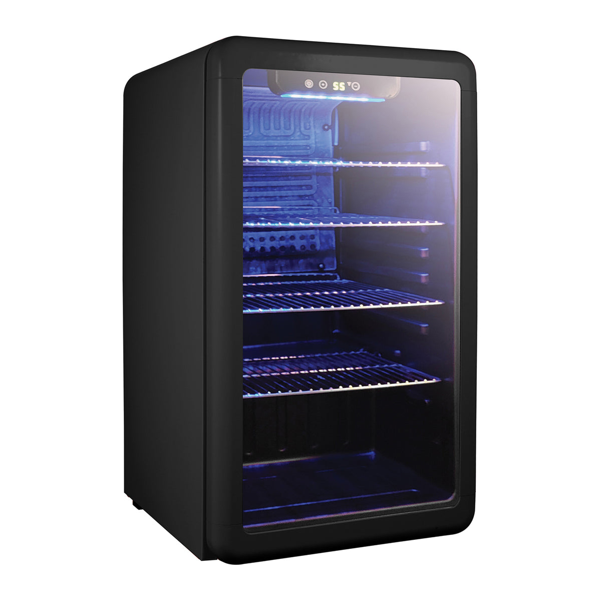 Magic Chef 3.4-Cu. Ft. Retro Beverage Cooler (Black) - 5