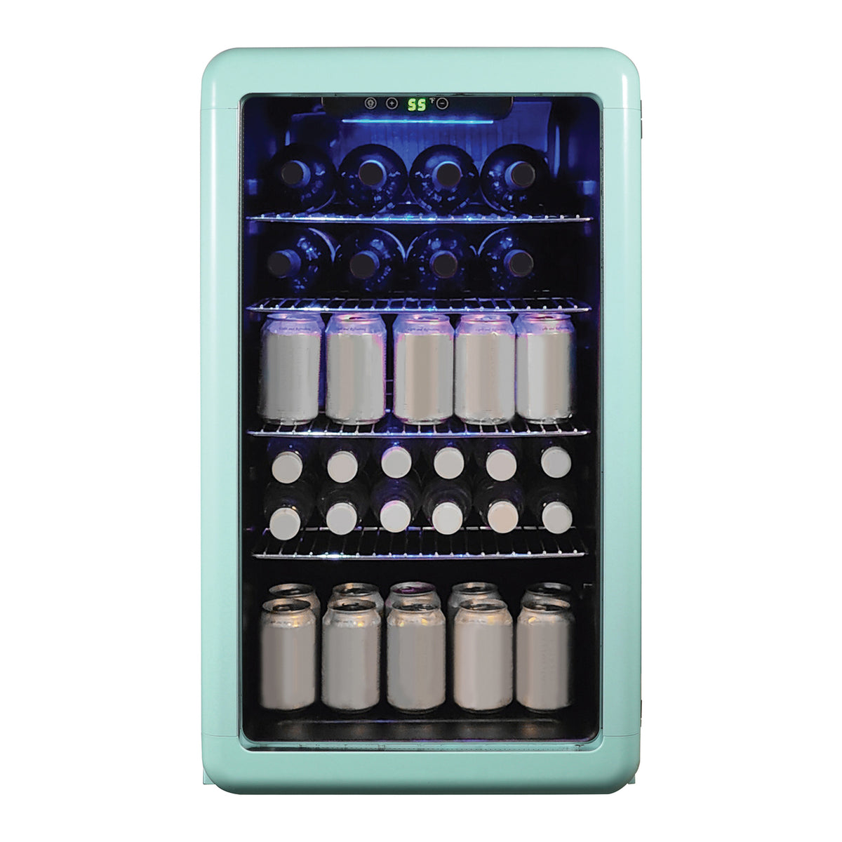 Magic Chef 3.4-Cu. Ft. Retro Beverage Cooler (Green) - 3