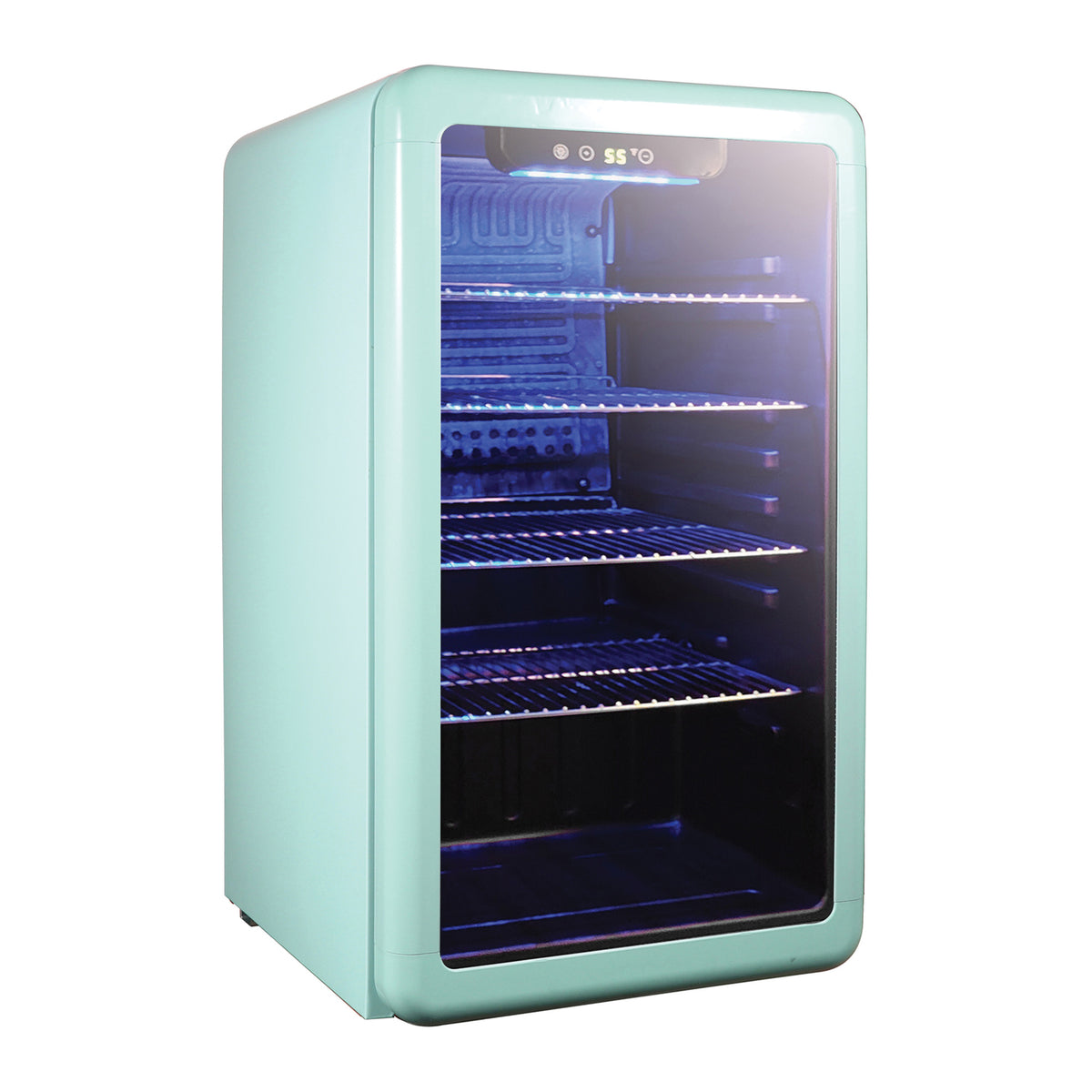 Magic Chef 3.4-Cu. Ft. Retro Beverage Cooler (Green) - 5