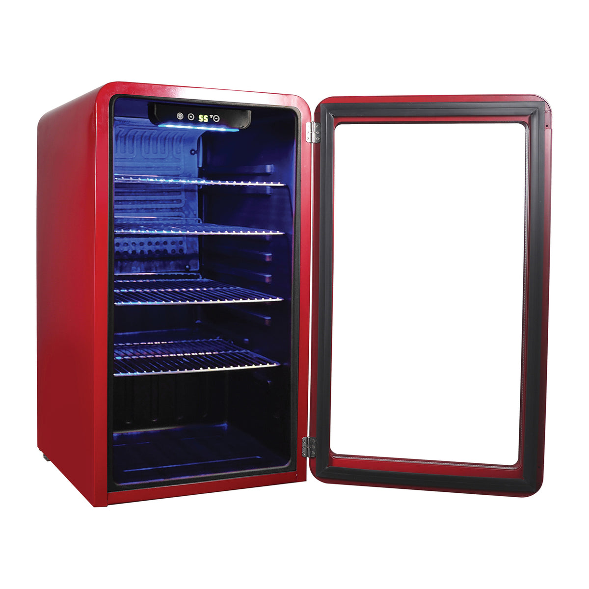 Magic Chef 3.4-Cu. Ft. Retro Beverage Cooler (Red) - 6