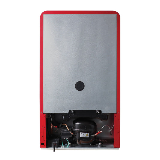 Magic Chef 3.4-Cu. Ft. Retro Beverage Cooler (Red)