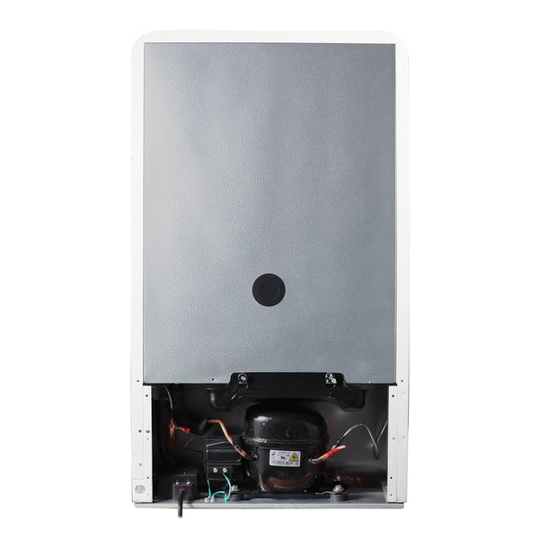 Enfriador de bebidas retro Magic Chef de 3.4 pies cúbicos (blanco)