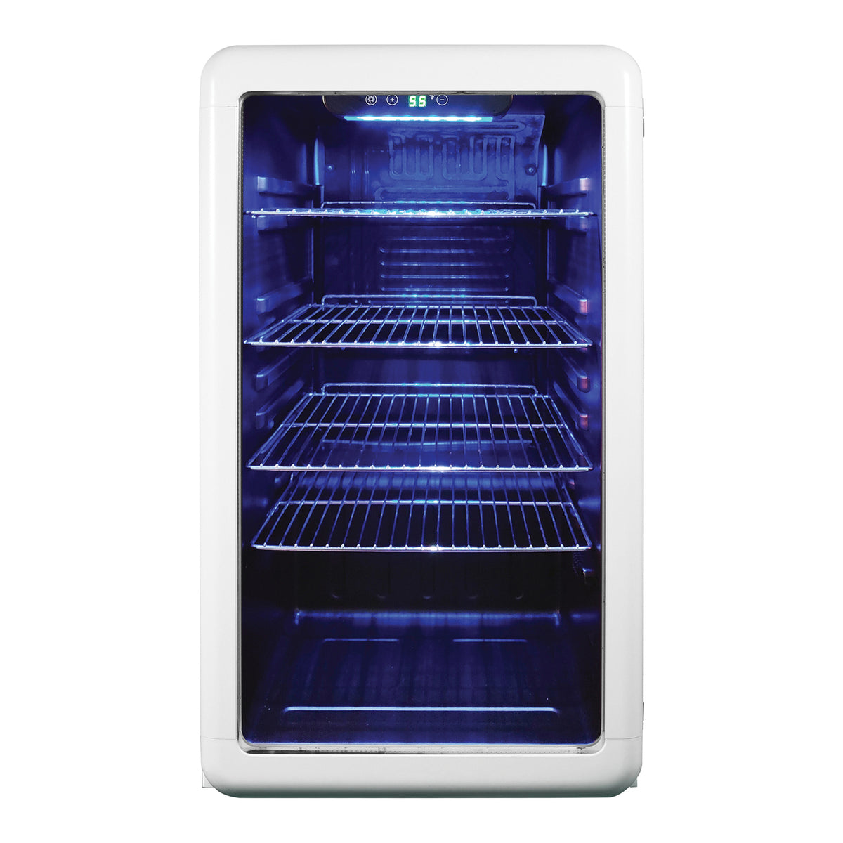 Magic Chef 3.4-Cu. Ft. Retro Beverage Cooler (White) - 2
