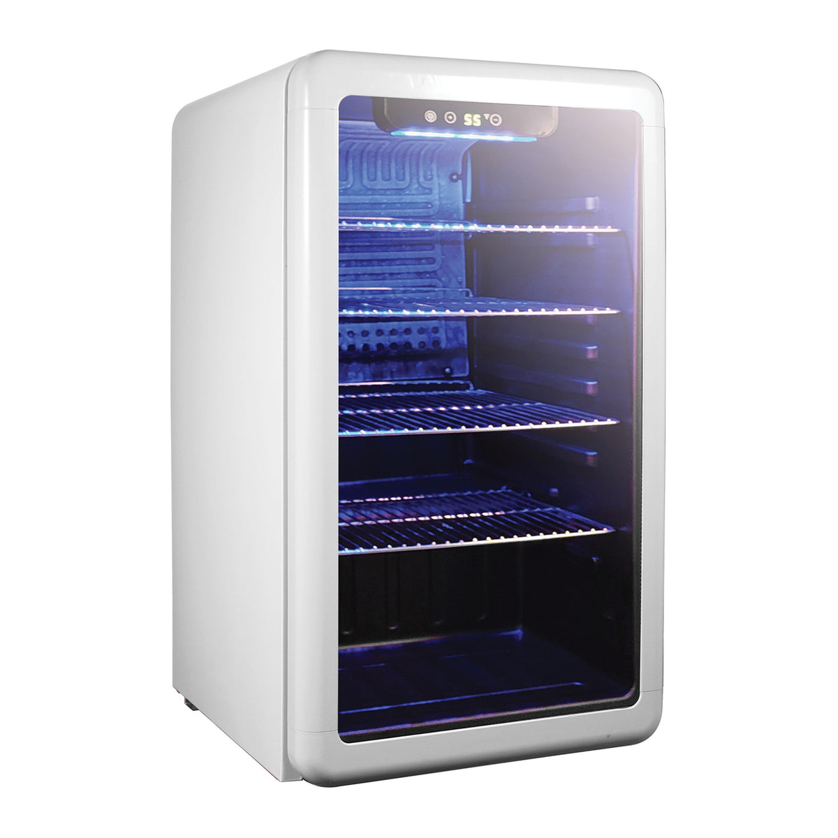 Magic Chef 3.4-Cu. Ft. Retro Beverage Cooler (White) - 5
