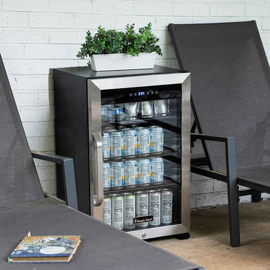 Magic Chef 83-Can Mini Fridge for Commercial Countertop Use