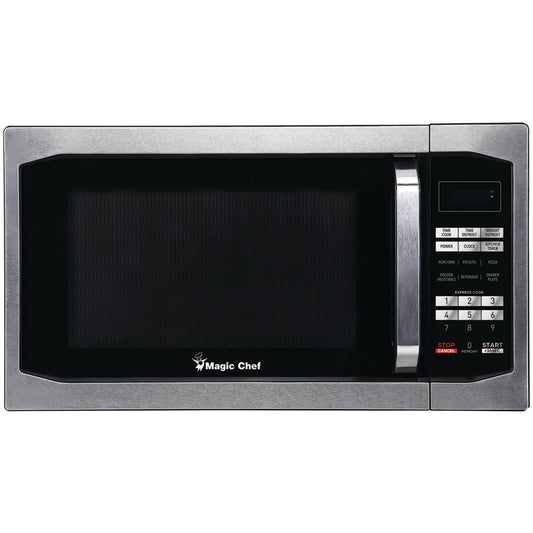 Magic Chef 1.6 Cubic-ft Countertop Microwave (Stainless Steel)