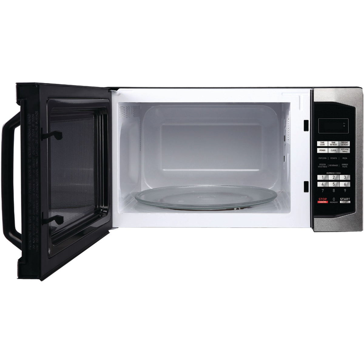 Magic Chef 1.6 Cubic-ft Countertop Microwave (Stainless Steel) - 5