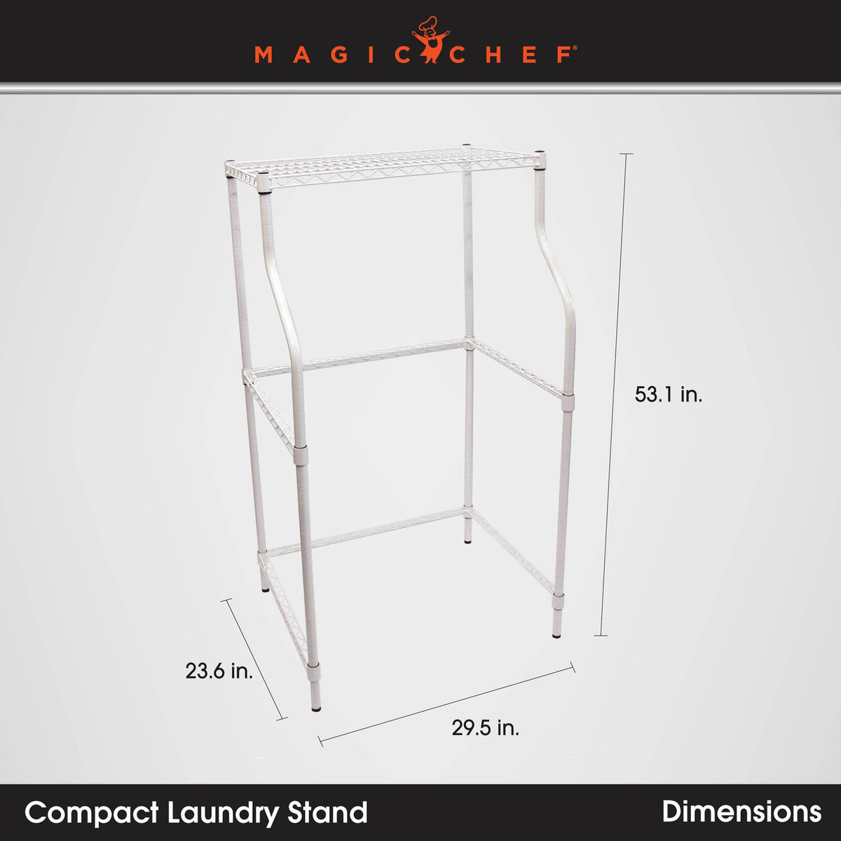 Magic Chef Compact Laundry Dryer Stand (Black)