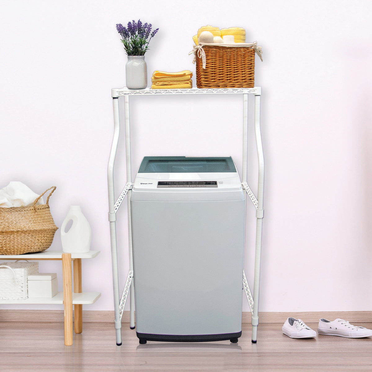 Magic Chef Compact Laundry Dryer Stand (Chrome) - 2