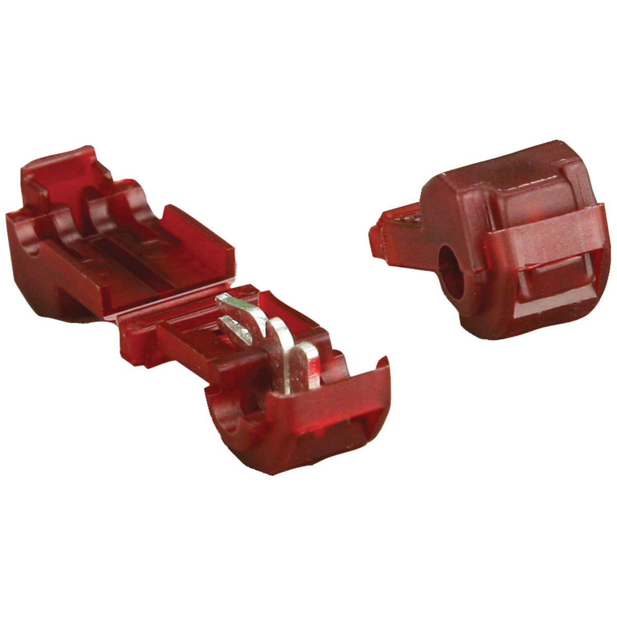 Install Bay 3M T-Taps, 100 Count (22-18 Gauge; Red)