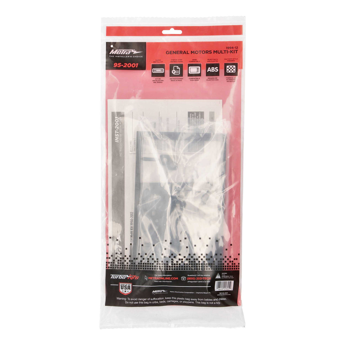 Metra Double-DIN Multi Kit for 1994 Through 2012 Gm - 5