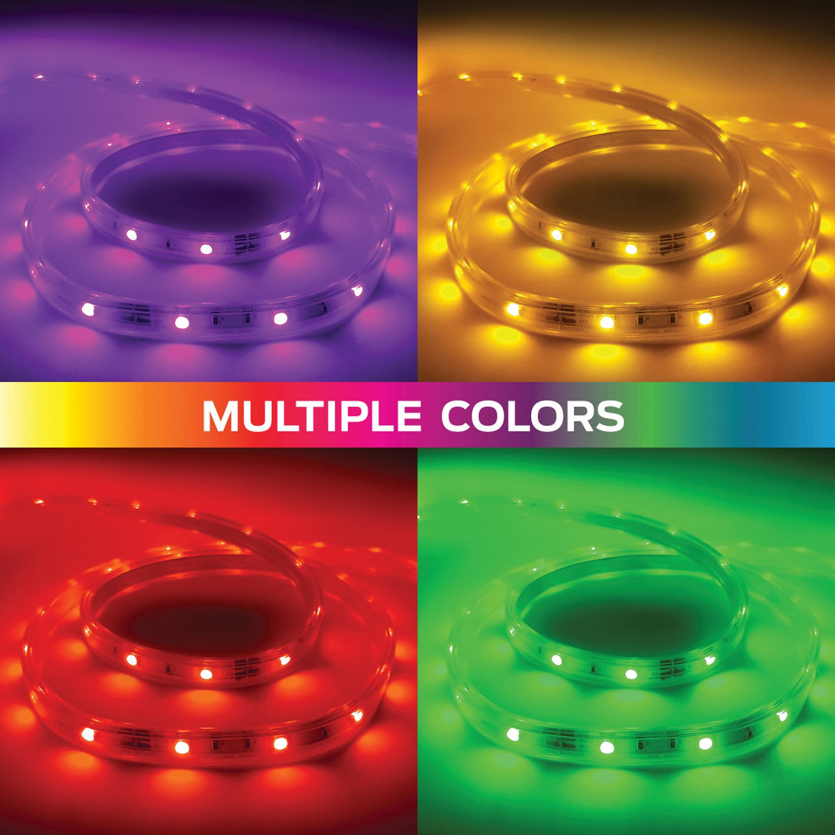 Monster Multi-Color and Multi-White Indoor/Outdoor LED Light Strip - 6
