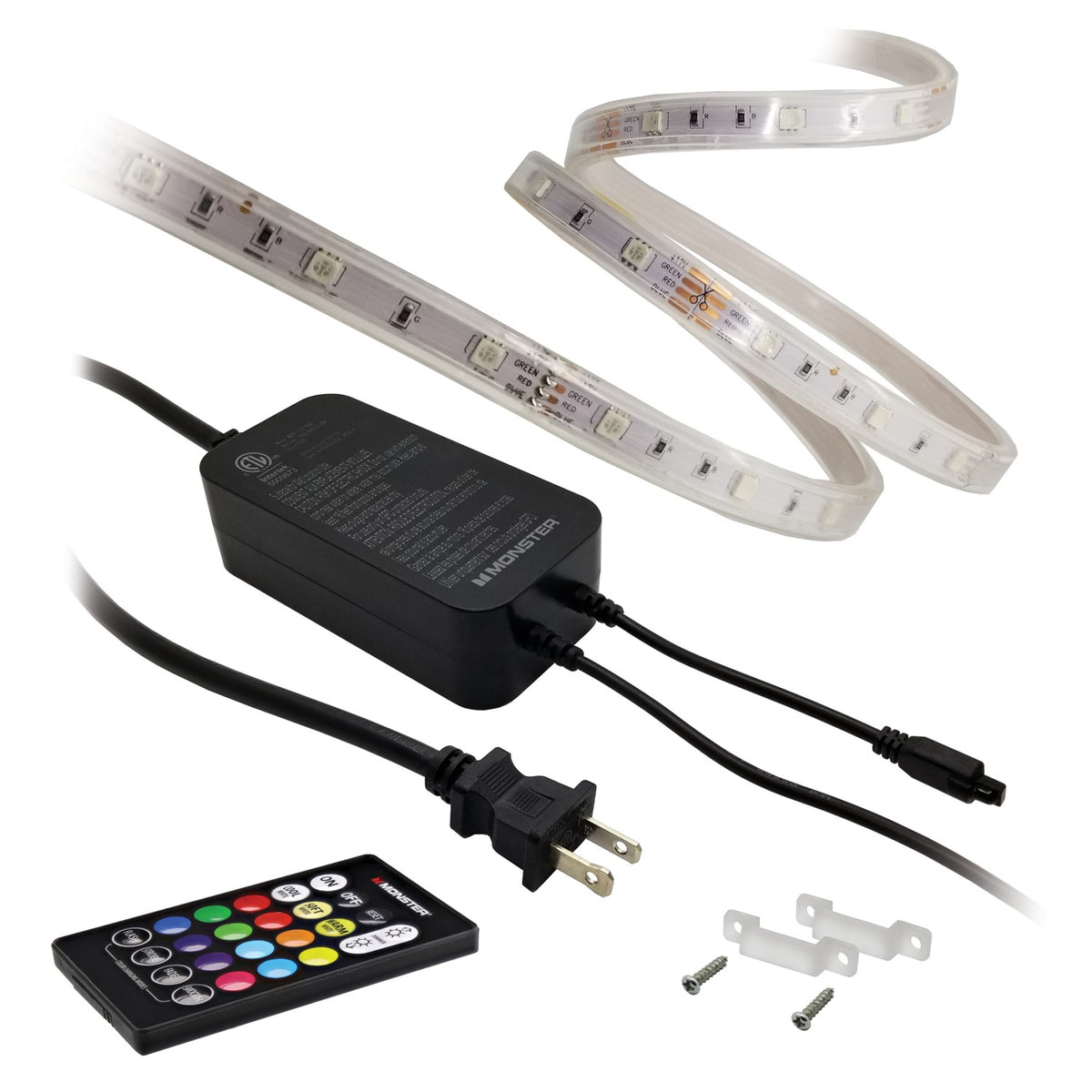 Monster Multi-Color and Multi-White Indoor/Outdoor LED Light Strip - 9