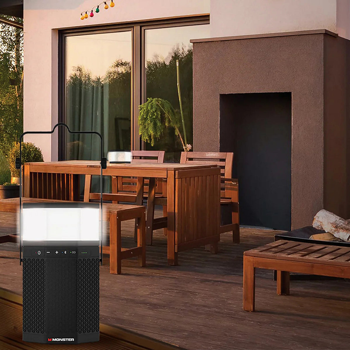 Monster 20-Watt Luna Portable Rechargeable Bluetooth Speaker