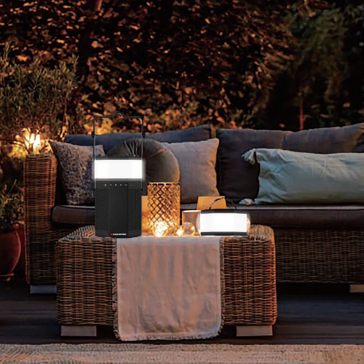Monster 20-Watt Luna Portable Rechargeable Bluetooth Speaker - 2