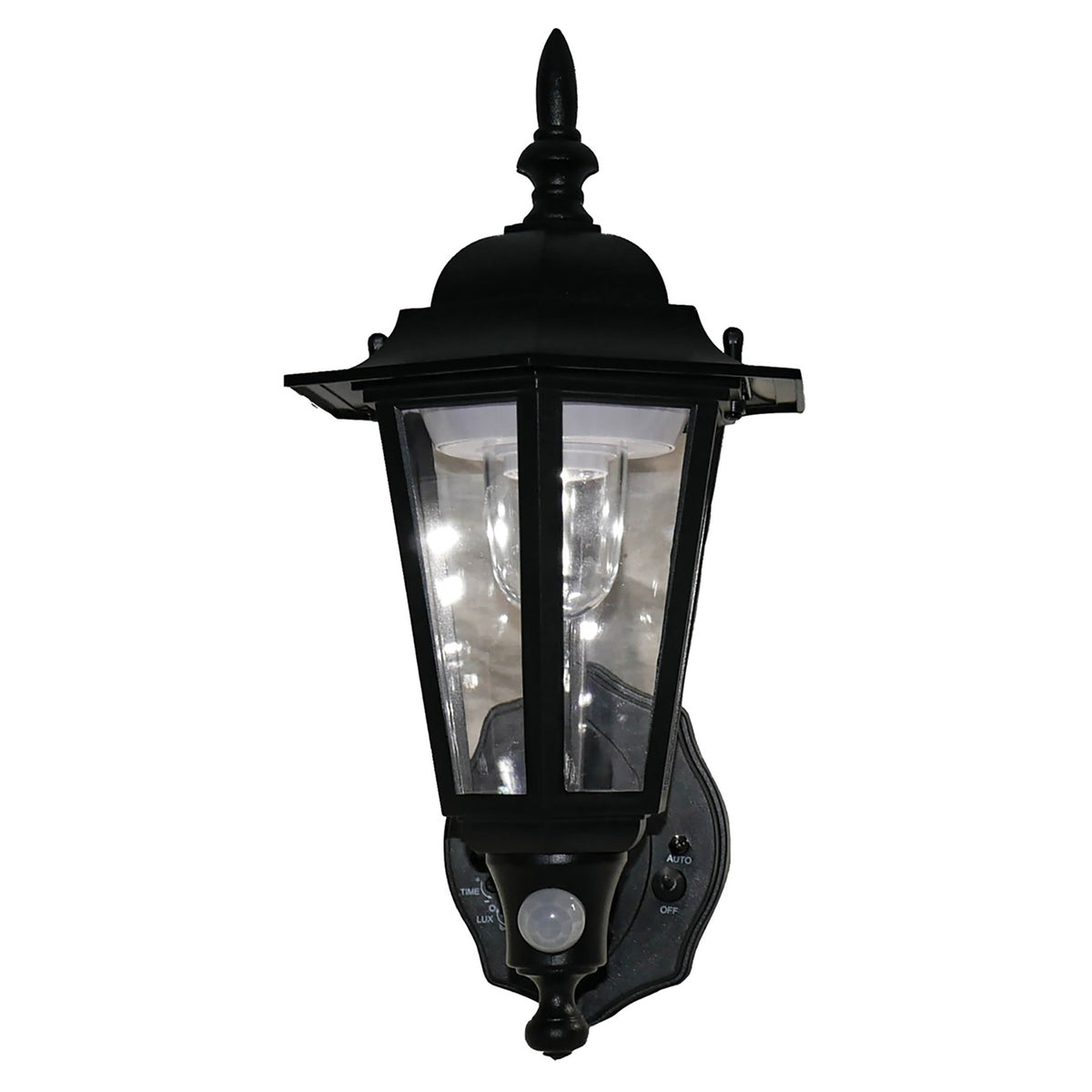Maxsa Innovations Battery-Powered Motion-Activated Plastic LED Wall Sconce — Black - 2