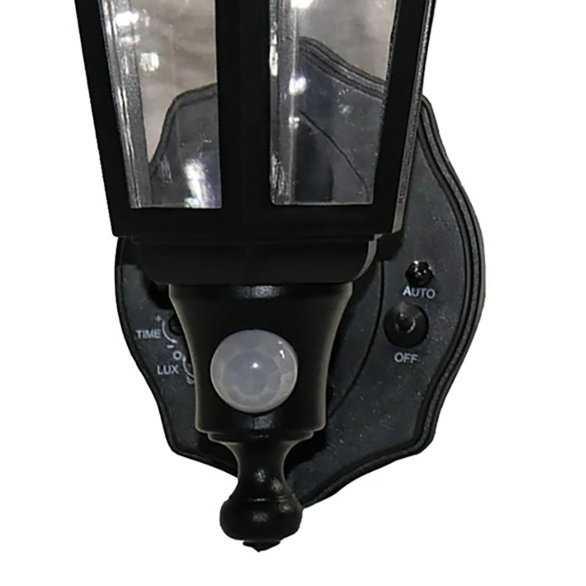 Maxsa Innovations Battery-Powered Motion-Activated Plastic LED Wall Sconce — Black - 4