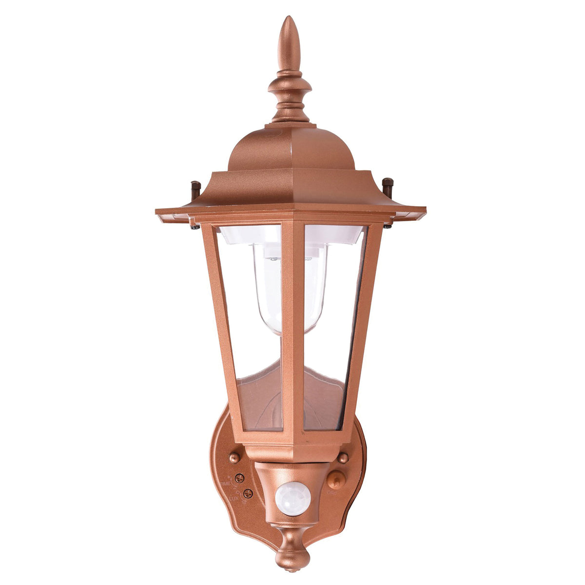 Maxsa Innovations Battery-Powered Motion-Activated Plastic LED Wall Sconce — Copper - 8