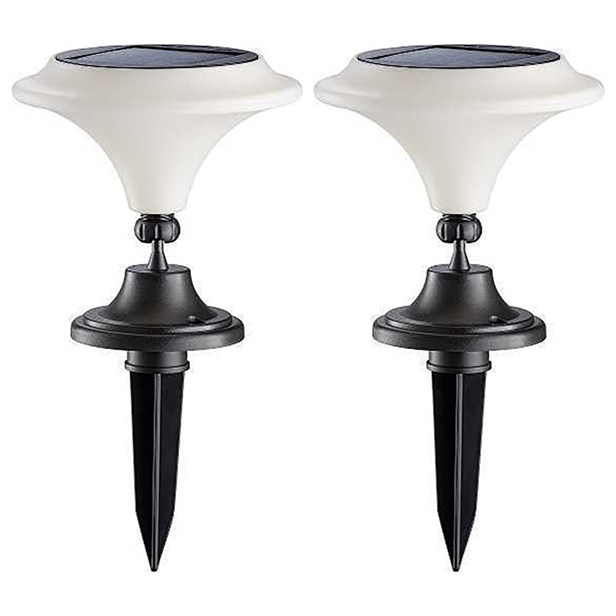 Maxsa Innovations Solar-Powered White Integrated-LED Outdoor Martini Lamp - 8