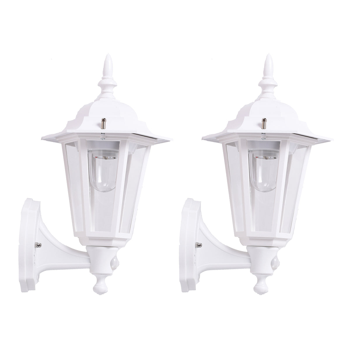 Maxsa Innovations Battery-Powered Motion-Activated Plastic LED Wall Sconce — White - 4