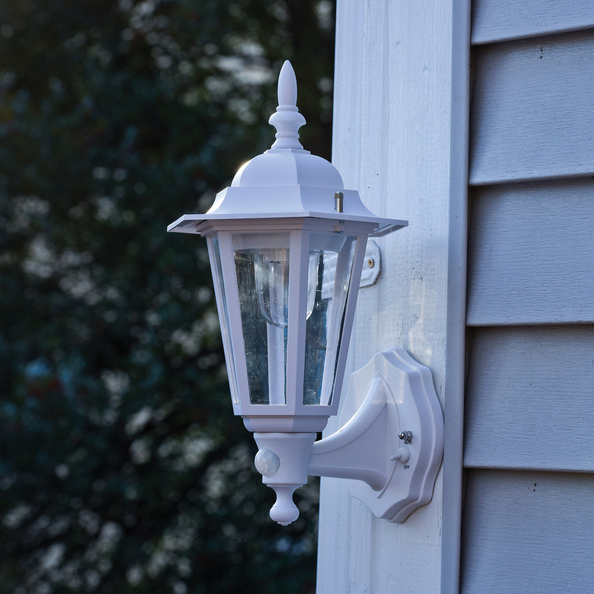 Maxsa Innovations Battery-Powered Motion-Activated Plastic LED Wall Sconce — White - 3