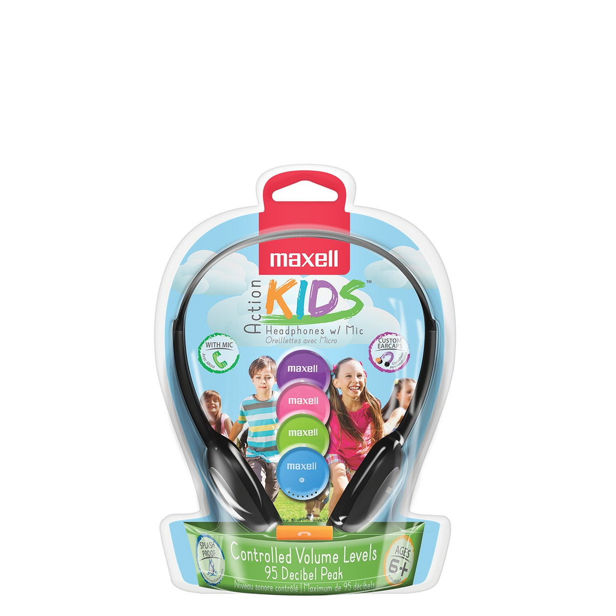 Maxell Action Kids Wired On-Ear Headphones - 3