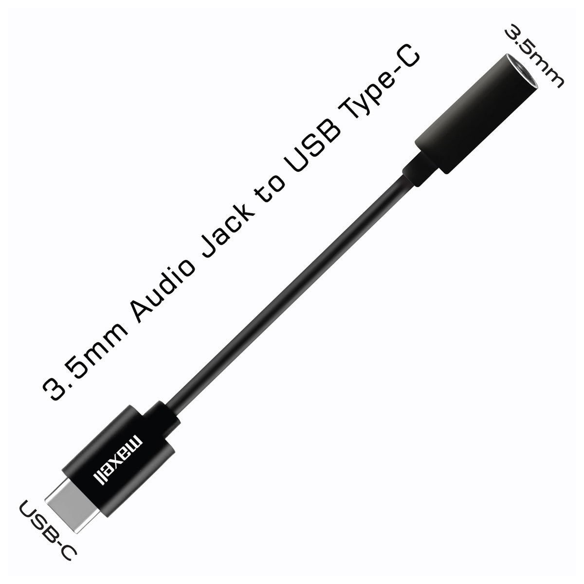 Maxell Sync-Up 3.5-mm to Stereo Headphone Adapter Cable