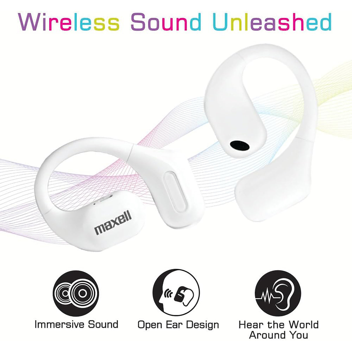 Maxell Ohs Pro Bluetooth Open-Ear Earhooks - 2