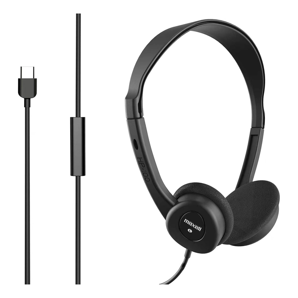 Maxell Wired On-Ear Lightweight Headphones - 8