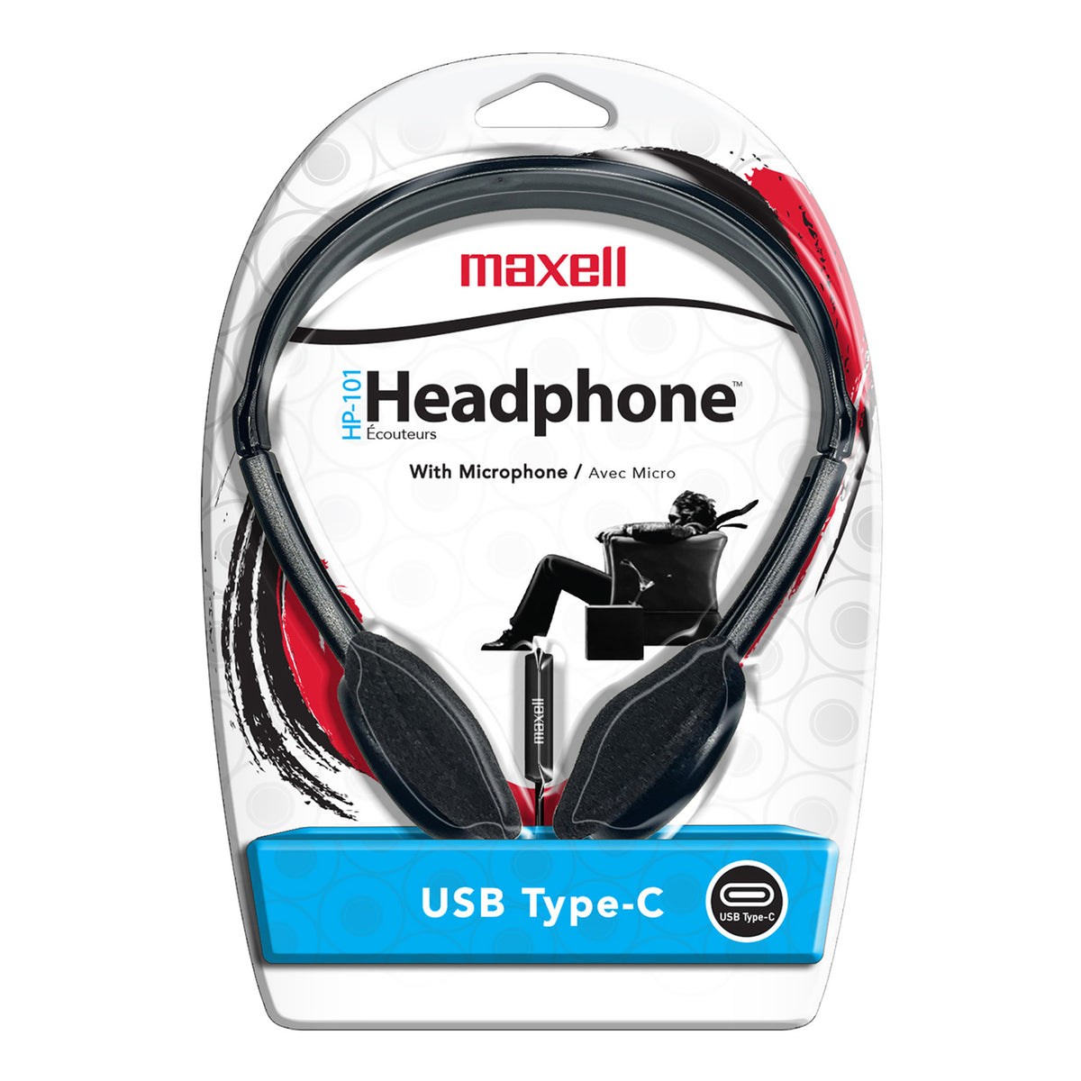 Maxell Wired On-Ear Lightweight Headphones - 3