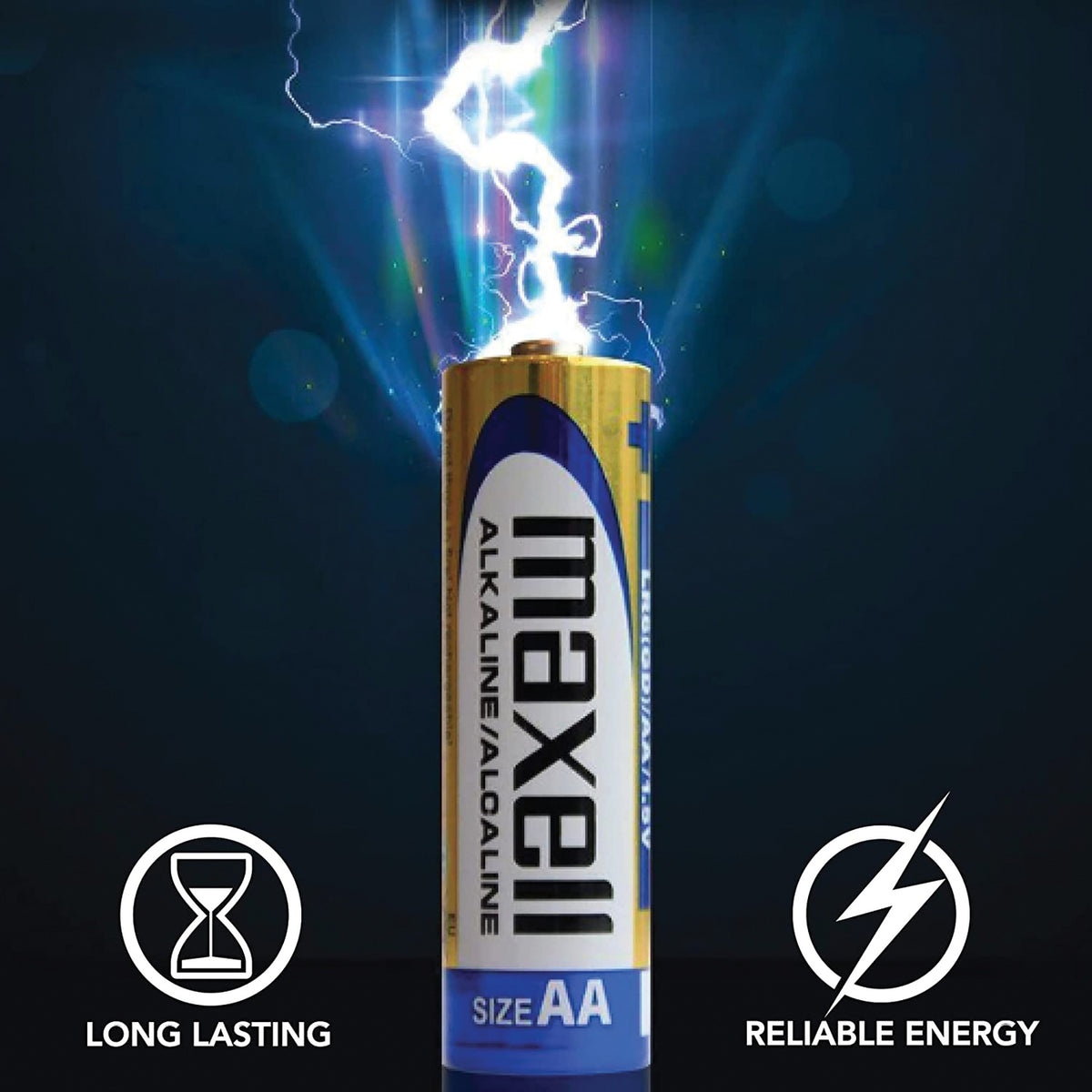 Maxell AA Alkaline Batteries (16 Pack) - 2