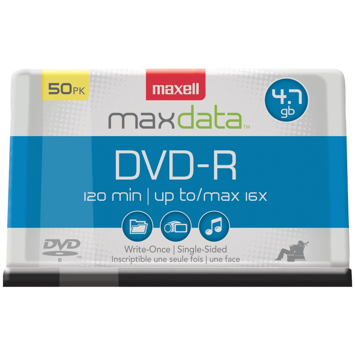 Maxell 16x 4.7-GB/120-Minute Single-Sided Discs (50 Pack)