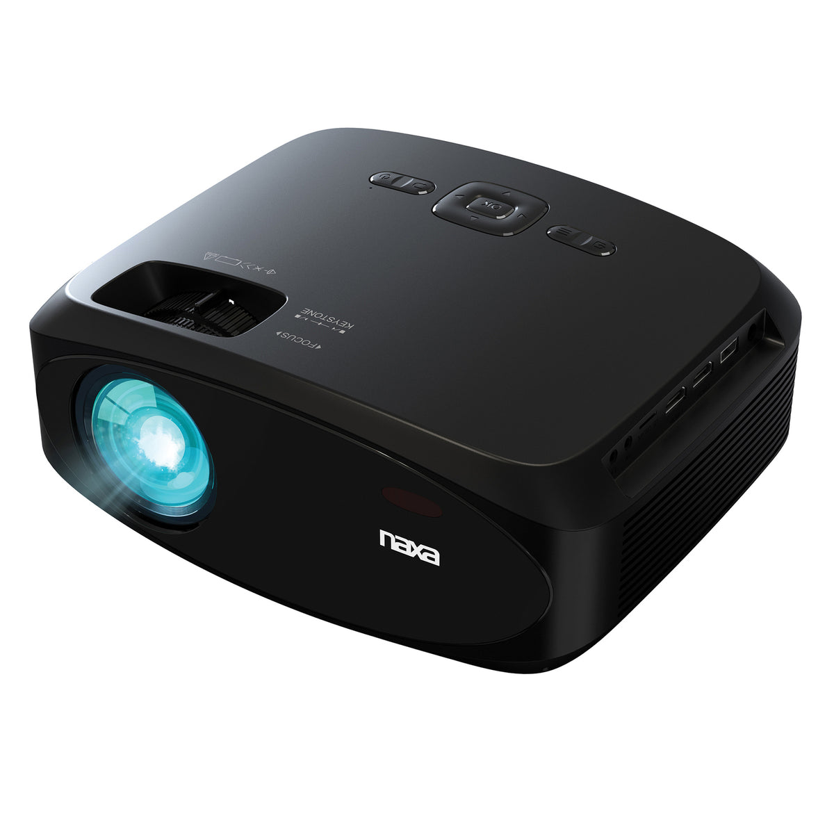 Naxa 210-In. Portable 1080p Home Theater LCD Projector - 3
