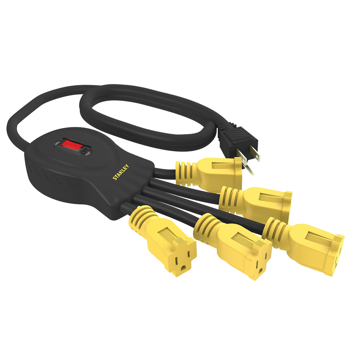 Stanley PowerSquid 5-Outlet Multiplier with 3-Ft. Cord